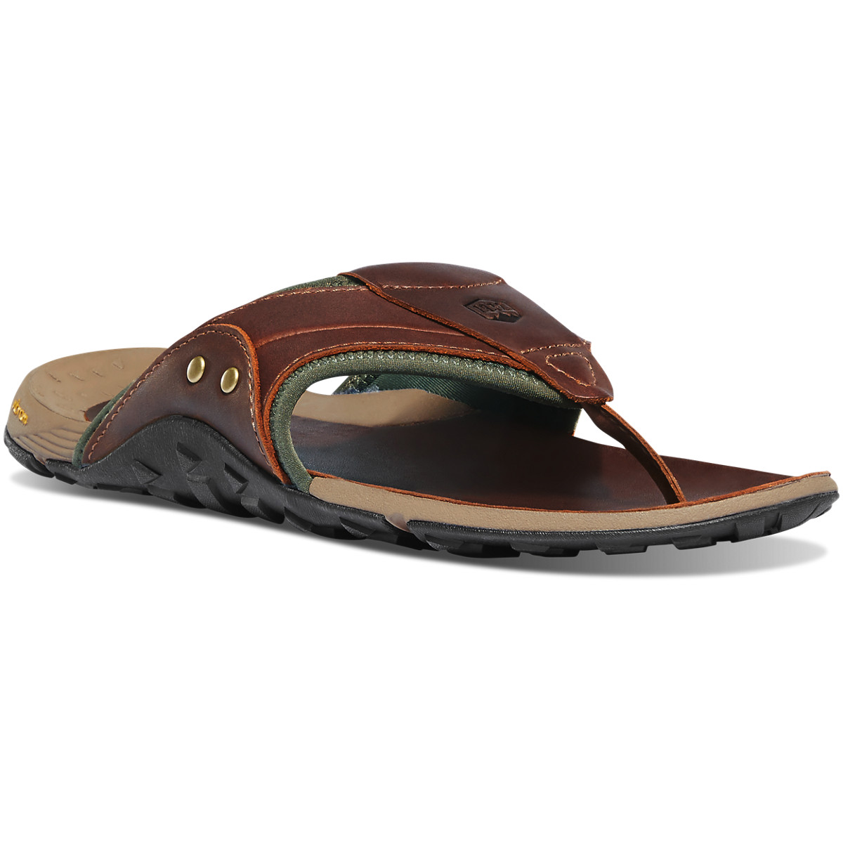 Danner Mens Lost Coast Flip Flops Brown - RBM781943